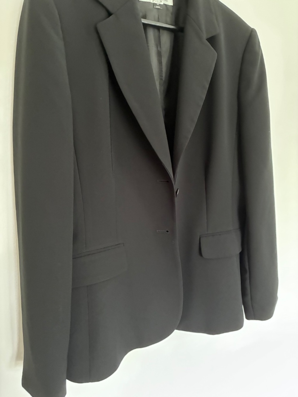 Tahari Arthur S. Levine Black 2 Piece Pants Suit Size 14 Career Office Blazer - Picture 7 of 15